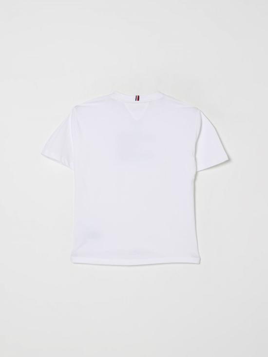 25FW [키즈] 타미힐피거 티셔츠 KB0KB10111 YBR White - TOMMY HILFIGER