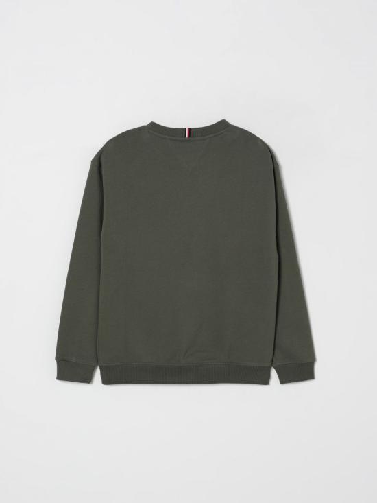 25FW [키즈] 타미힐피거 풀오버 KS0KS00719 MRH Green - TOMMY HILFIGER