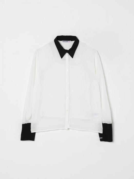 25FW [키즈] 파트리지아페페 셔츠 7C0271A643 F2NS White