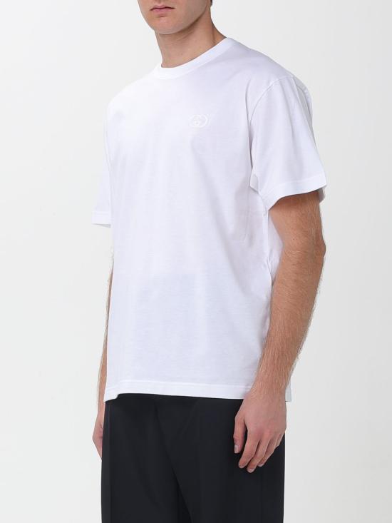 25FW 구찌 자수 코튼 저지 티셔츠 796395XJHKE 9692 White - GUCCI