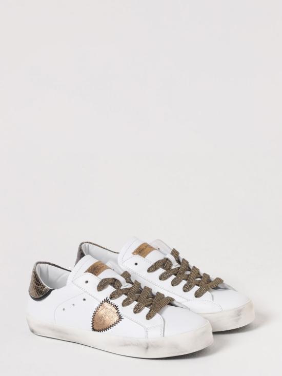 25FW [키즈] 필립모델 스니커즈 82174 02 White - PHILIPPE MODEL