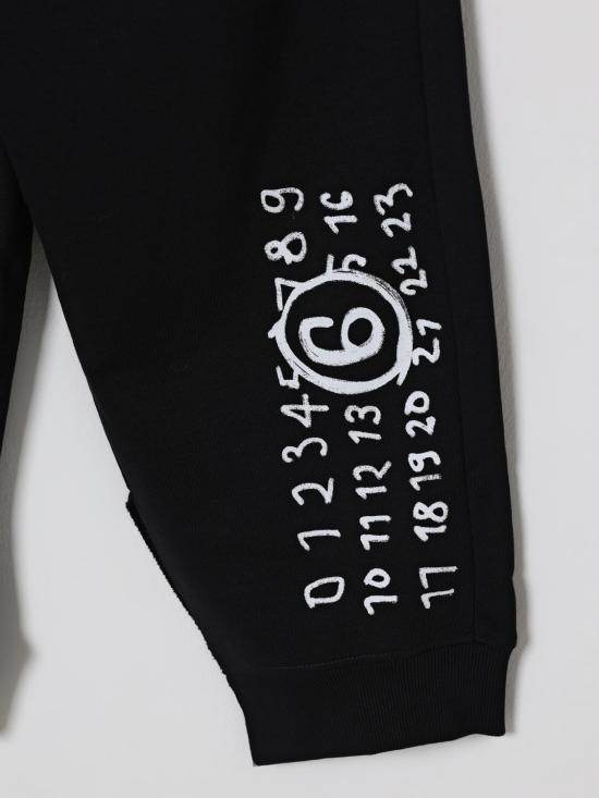 25FW [키즈] MM6 메종마르지엘라 팬츠 M60895MM02X M6900 Black - MM6 MAISON MARGIELA