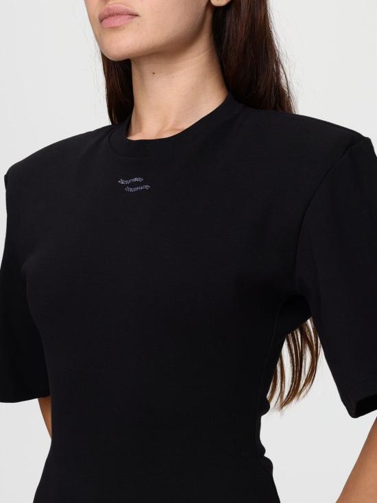 25FW 쉬나 반팔 티셔츠 25FWTIPTF25015 Black - SSHEENA