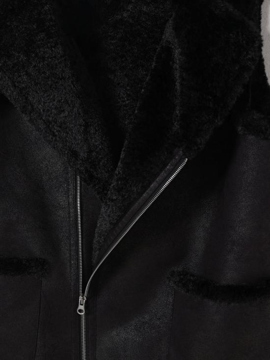 25FW [키즈] MM6 메종마르지엘라 코트 M60885MM05U M6900 Black - MM6 MAISON MARGIELA