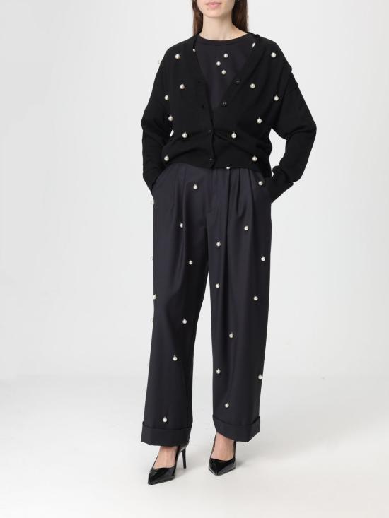 25FW 메이메이즈 반팔 티셔츠 M5IX00 100 Black - MEIMEIJ