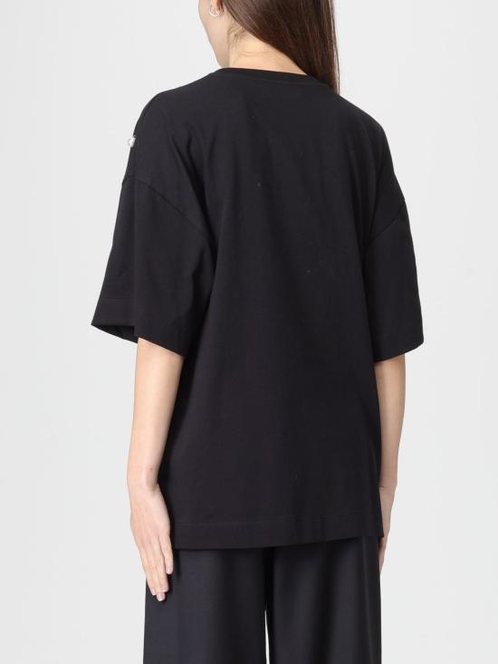 25FW 메이메이즈 반팔 티셔츠 M5IX00 100 Black - MEIMEIJ