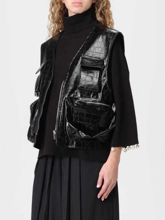 25FW 메이메이즈 베스트 M5IC01 100 Black - MEIMEIJ