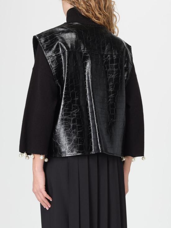 25FW 메이메이즈 베스트 M5IC01 100 Black - MEIMEIJ