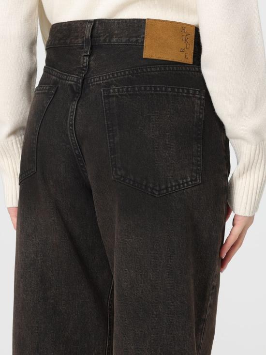 25FW 하이쿠레 데님 팬츠 HEW03185DF174L0902 L0902 Black 1 - HAIKURE