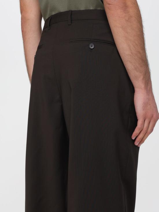 25FW 엠포리오 아르마니 스트레이트 팬츠 EM003583TE17043 U8137 Grey - EMPORIO ARMANI