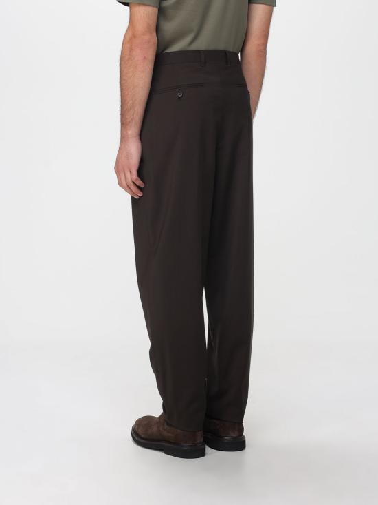 25FW 엠포리오 아르마니 스트레이트 팬츠 EM003583TE17043 U8137 Grey - EMPORIO ARMANI