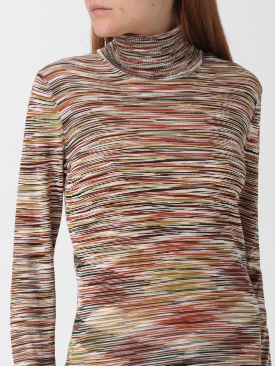 25FW 미소니 터틀넥 DS25WN11BK01E1 FM13W Olive - MISSONI