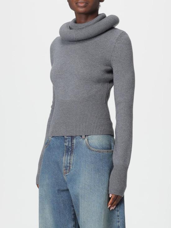 25FW 알라이아 스웨터 AA9G0071K133B 821 Grey - ALAIA