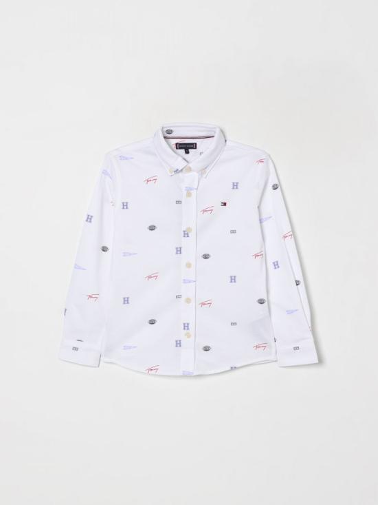 25FW [키즈] 타미힐피거 셔츠 KB0KB10090 YBR White