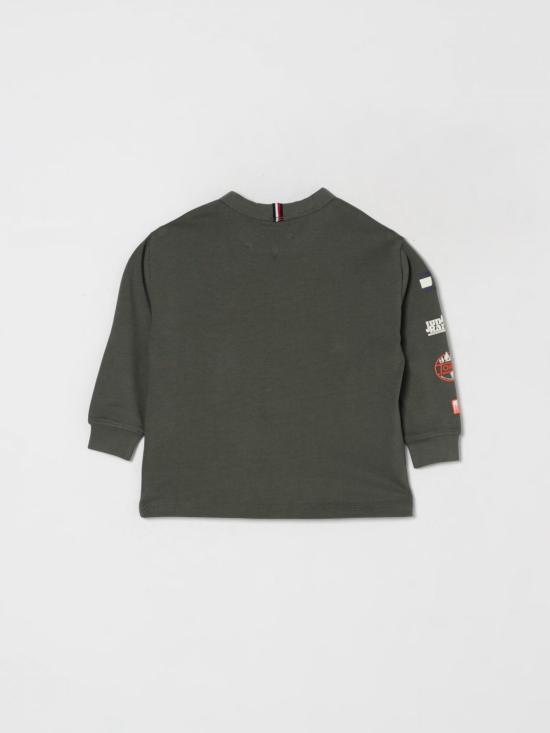 25FW [키즈] 타미힐피거 풀오버 KB0KB09935 MRH Green - TOMMY HILFIGER