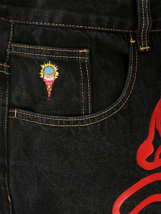 26SS 아이스크림 데님 팬츠 ICD002 BLACK - ICECREAM