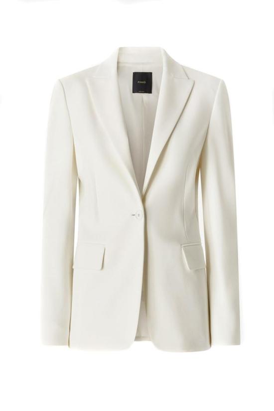 25FW 핑코 수트 자켓 104903A24CZ05 WHITE