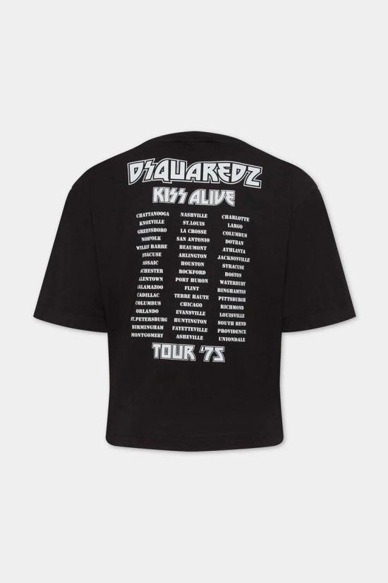 25FW 디스퀘어드2 반팔 티셔츠 S72GD0611 D20035900 Black - DSQUARED2