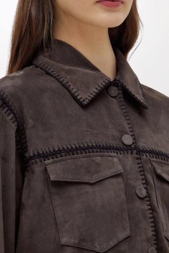 25FW 블루마린 셔츠 RF5195P040690840 BROWN - BLUMARINE