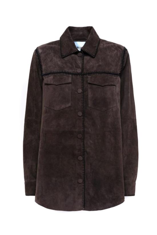 25FW 블루마린 셔츠 RF5195P040690840 BROWN