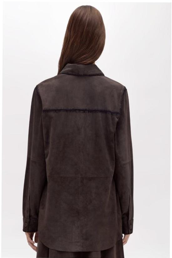 25FW 블루마린 셔츠 RF5195P040690840 BROWN - BLUMARINE