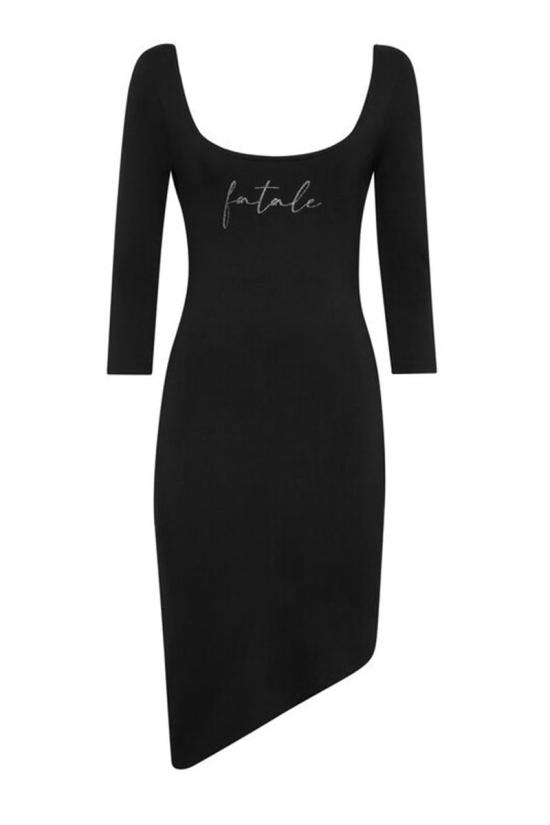 25FW 필립 플레인 미디 원피스 AAEC WRG3544 PJY002N02 Black