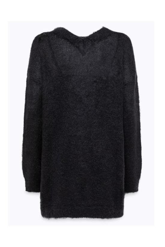 25FW 블루마린 미디 원피스 RF5151MS03722222 Black - BLUMARINE