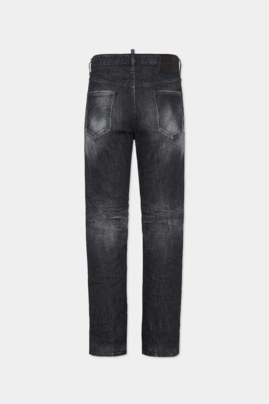 25FW 디스퀘어드2 데님 팬츠 S74LB1724 S30357900 Black - DSQUARED2