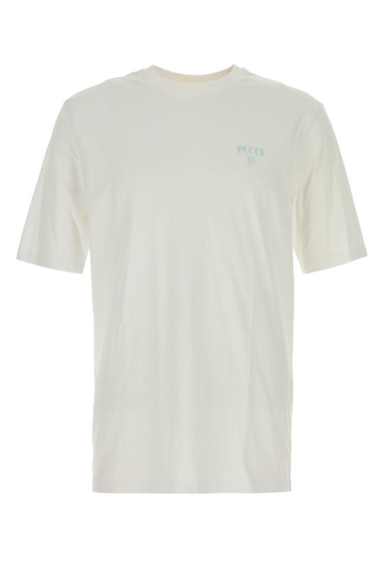 25SS 에밀리오푸치 반팔 티셔츠 5HTP935H985 100 BIANCO