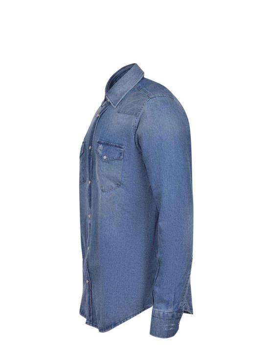 25FW 사르토리오 긴팔 셔츠 SCC0001SH2965 02 BLUE - SARTORIO