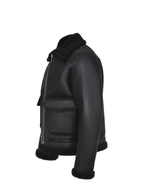 25FW 아페쎄 가죽 자켓 PSALB H02904LZZ Black - A.P.C.