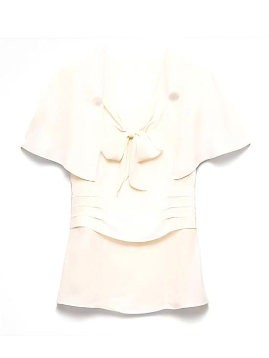 25SS 프라다 블라우스 P992MSOOO167C Bianco White - PRADA