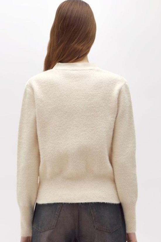 25FW 블루마린 가디건 RF5235MA39R10110 WHITE - BLUMARINE