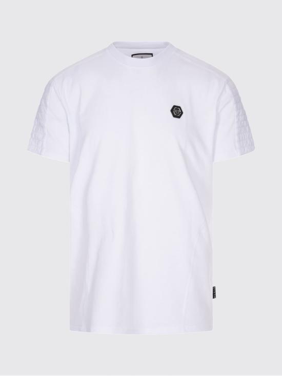 25FW 필립 플레인 반팔 티셔츠 FAECMTK8506PJY002N 01 White