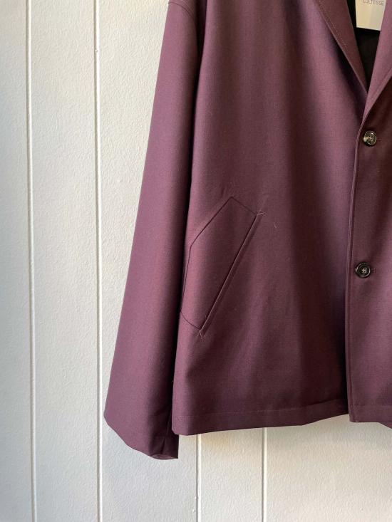  Coltesse 수트 자켓 콜테스 울 블레이저 퍼플 - OTHER BRANDS