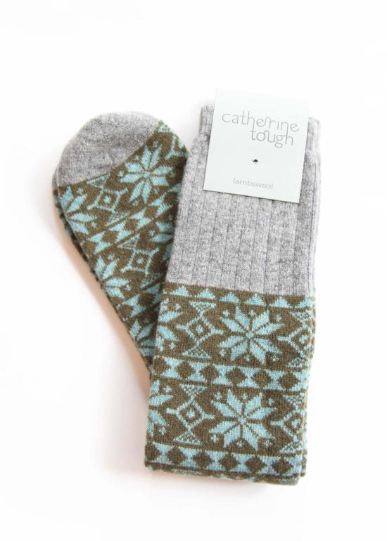  캐서리 터프 양말 캐서린 터프 램스울 부츠/롱 삭스 - CATHERINE TOUGH