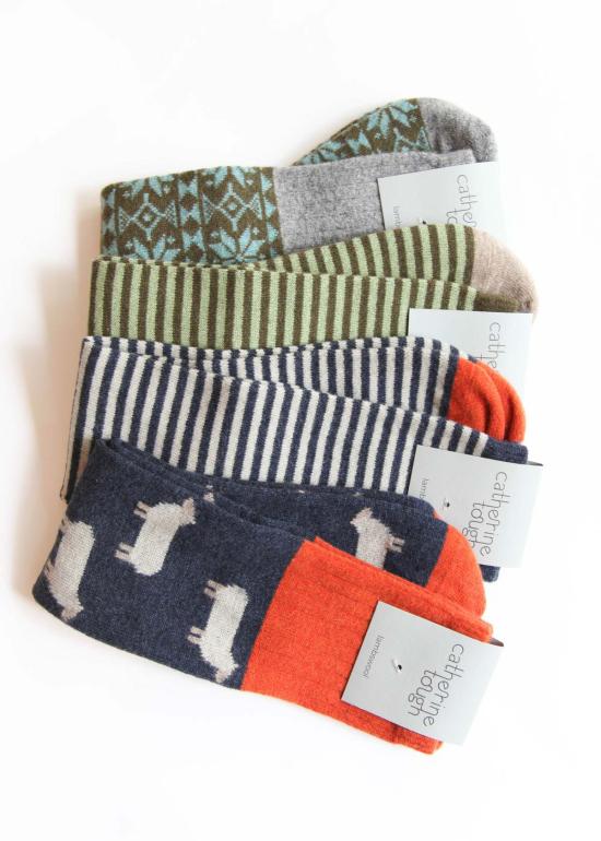  캐서리 터프 양말 캐서린 터프 램스울 부츠/롱 삭스