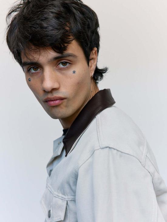  더 레터스 데님 자켓 레터스 아이보리 울 리넨 트윌 트러커 재킷 - THE LETTERS