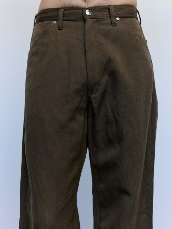  더 레터스 스트레이트 팬츠 레터스 모카 울 리넨 트윌 워커스 - THE LETTERS