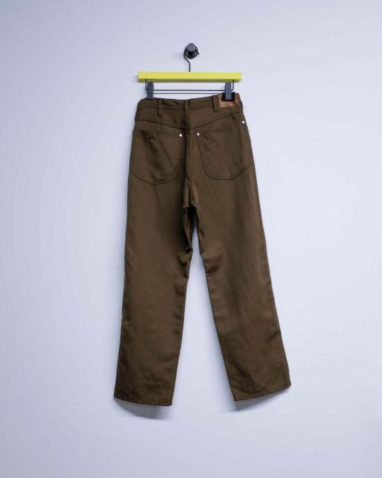  더 레터스 스트레이트 팬츠 레터스 모카 울 리넨 트윌 워커스 - THE LETTERS