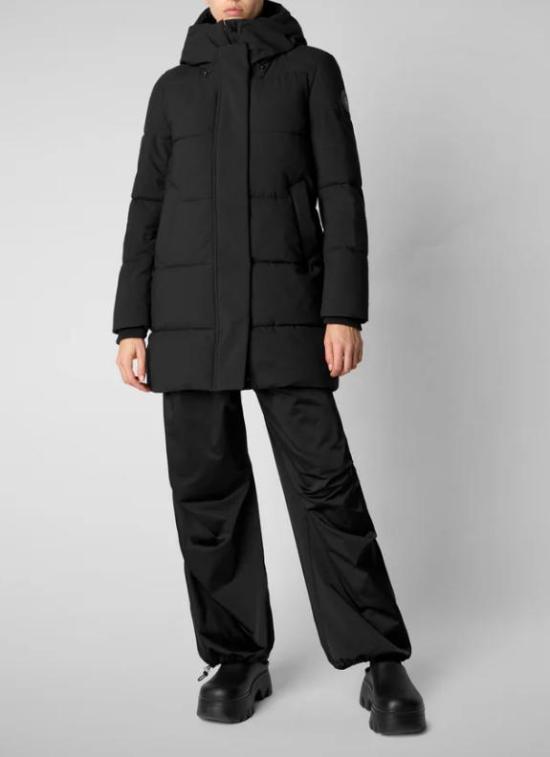 25FW 세이브더덕 롱패딩 P40998W LEAF2110000 Black - SAVE THE DUCK