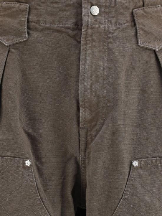 25FW 겐조 숏팬츠 FF65PA2469GU 61072 92 TAUPE BROWN - KENZO