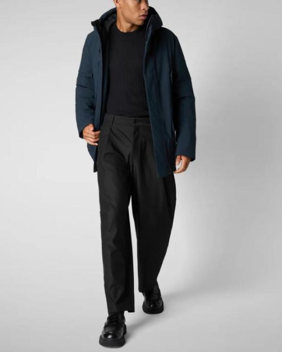 25FW 세이브더덕 패딩 P40809M SMEG2190010 BLUE BLACK - SAVE THE DUCK