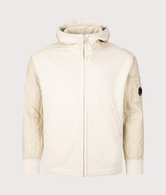 25FW 씨피 컴퍼니 후드 티셔츠 19CMSS054A005835M402 PISTACHIO SHELL DOM