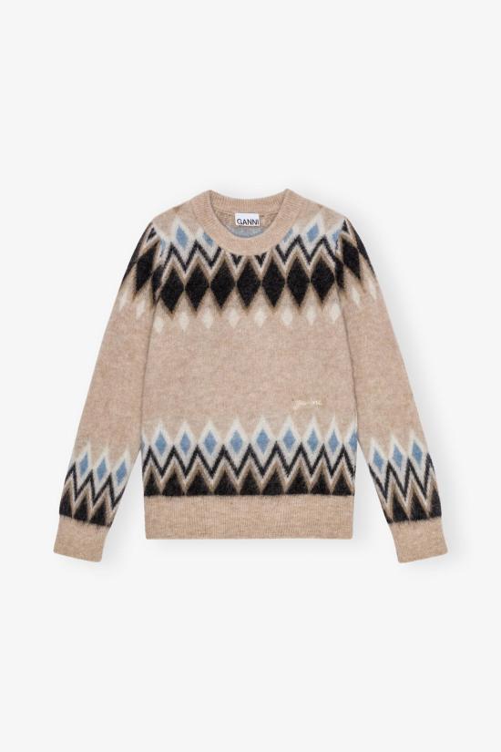 25SS 가니 스웨터 K2385399 LATTE DOM