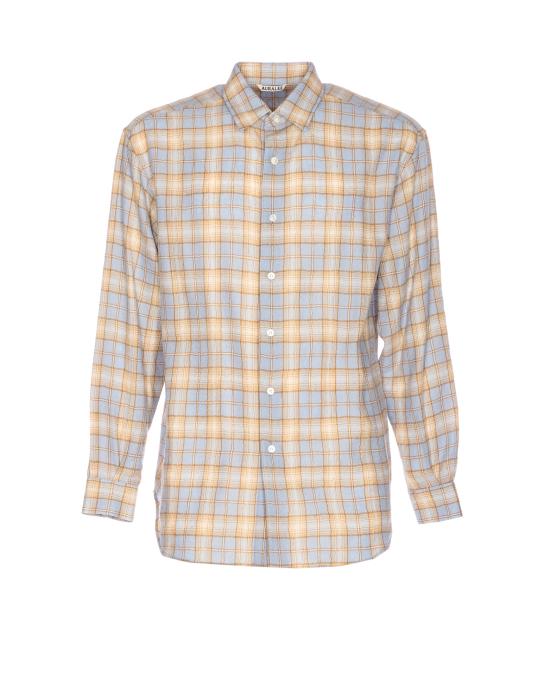 25FW 오라리 셔츠 A25AS01WN LIGHT BLUE Beige