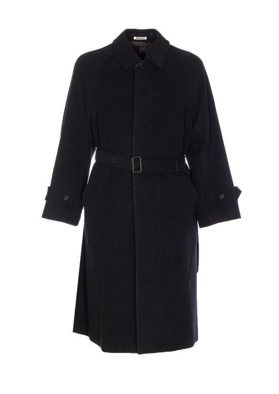 25FW 오라리 코트 A25AC01WM BLACK Black