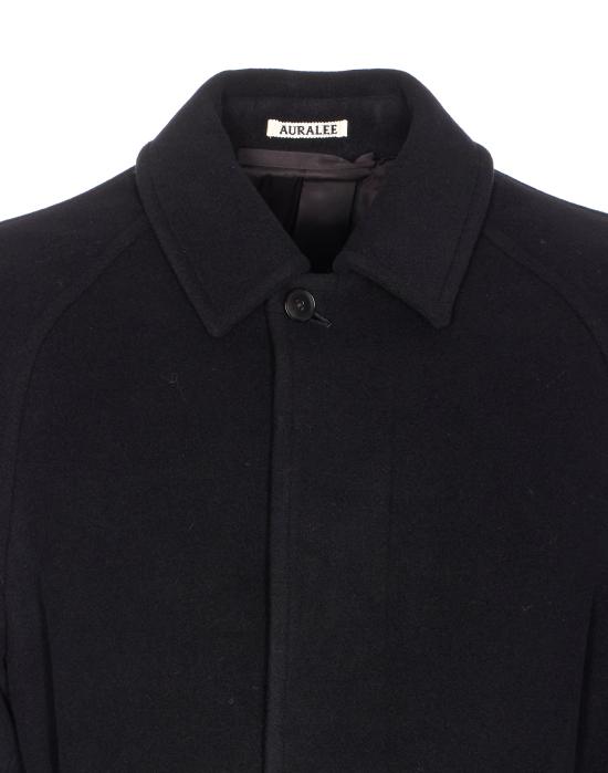25FW 오라리 코트 A25AC01WM BLACK Black - AURALEE