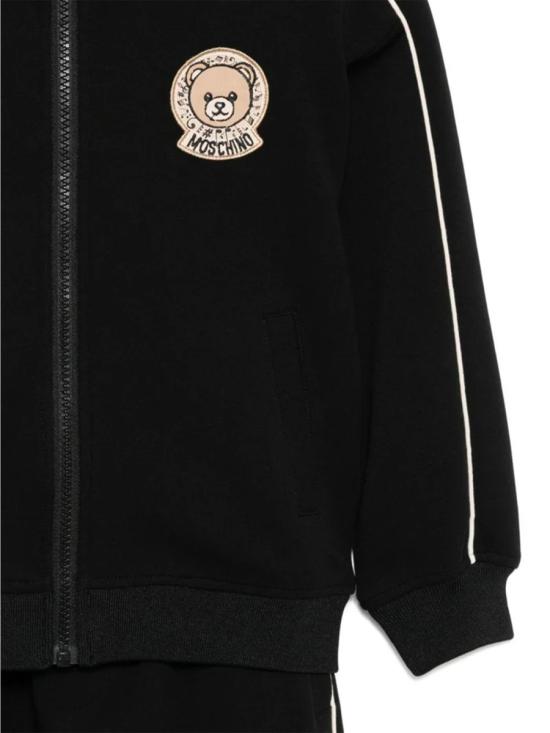 25FW [키즈] 모스키노 트레이닝 웨어 HUK049K LDA5860100 BLACK - MOSCHINO