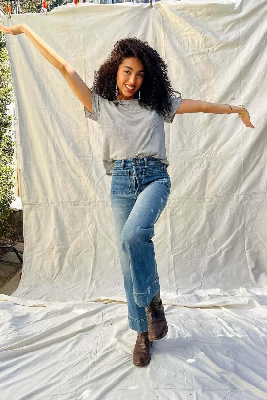  롤라스 데님 팬츠 세일러 진 다코타 빈티지 - ROLLAS